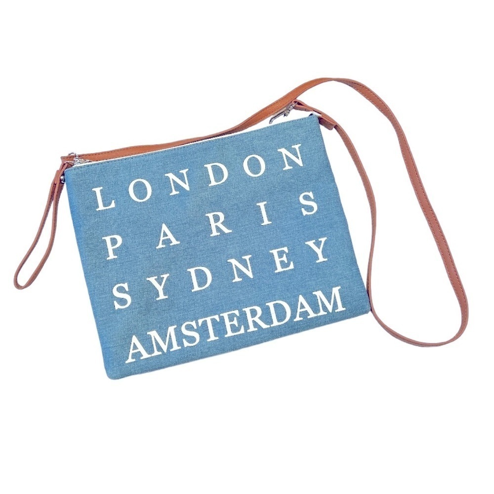 New crossbody bag from Forever 21. Denim Bag and faux leather design.